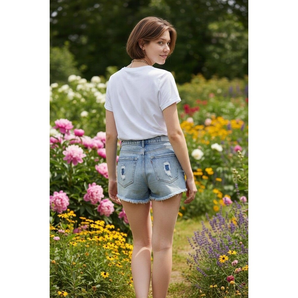 Blue Faith Cut Offs Denim Shorts Size 11/12